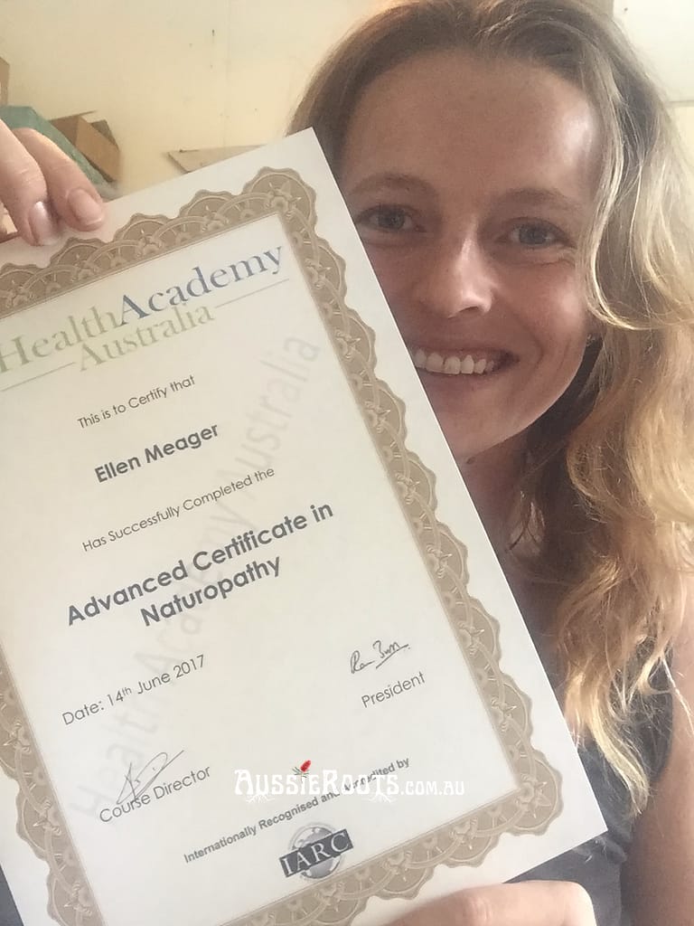 Elle-with-naturopathy-certificate