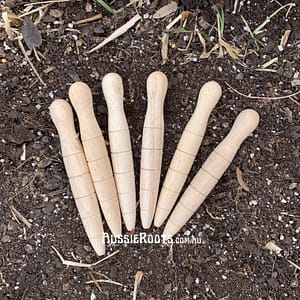 Bulb Planter, Garden Bibber, Dibbler, Wood Plant Marker, Gloves, Gardening Tool, Seed Bombs Gift, Wooden Stakes