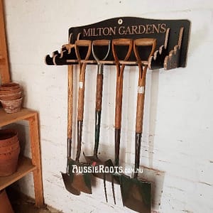 Shed Storage, Garden Tool Store, Wooden Storage Rack, Gardeners Gift Personalised Gardening Gift